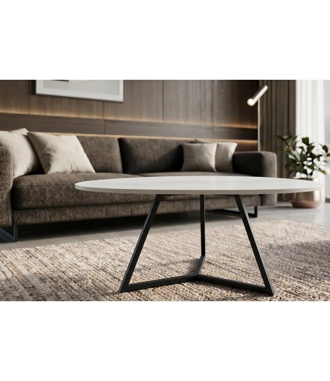 Invicta Interior Salontafel MARVELOUS 90cm keramiek wit