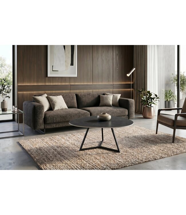 Invicta Interior Salontafel MARVELOUS 90cm keramiek grijs