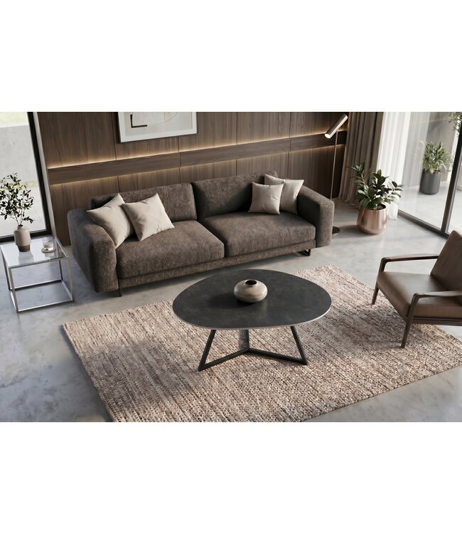 Invicta Interior Salontafel MARVELOUS 90cm keramiek grijs