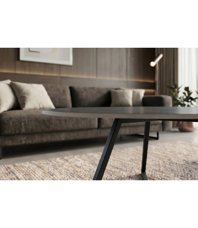 Invicta Interior Salontafel MARVELOUS 90cm keramiek grijs
