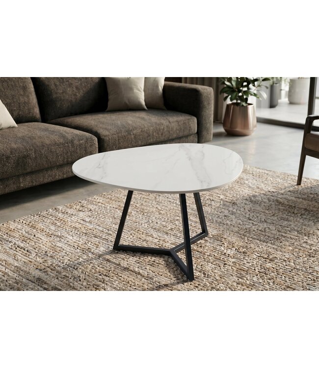 Invicta Interior Salontafel MARVELOUS 70cm keramiek wit