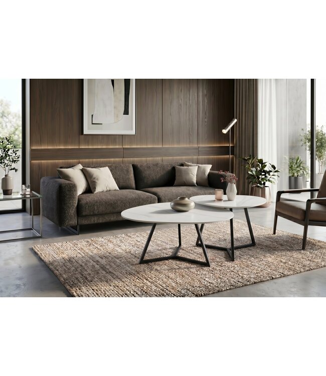 Invicta Interior Salontafel MARVELOUS 70cm keramiek wit