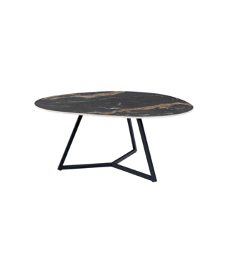 Invicta Interior Salontafel MARVELOUS 70cm aurora oro keramiek zwart goud zand