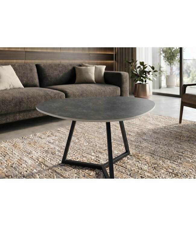 Invicta Interior Salontafel MARVELOUS 70cm keramiek grijs