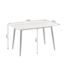 Invicta Interior Eettafel MILANO 120cm keramiek wit
