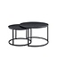 Invicta Interior Salontafel ELEGANCE 75cm set van 2 keramiek grijs