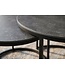 Invicta Interior Salontafel ELEGANCE 75cm set van 2 keramiek grijs