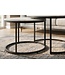 Invicta Interior Salontafel ELEGANCE 75cm set van 2 keramiek wit
