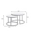 Invicta Interior Salontafel ELEGANCE 75cm set van 2 keramiek wit