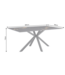 Invicta Interior Dining table GALAXIE 180cm w/ star frame aurora oro ceramic black gold sand