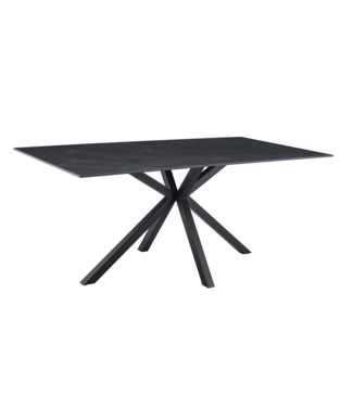 Invicta Interior Eettafel GALAXIE 180cm met sterrenframe keramiek grijs