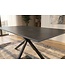 Invicta Interior Eettafel GALAXIE 180cm met sterrenframe keramiek grijs
