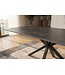 Invicta Interior Eettafel GALAXIE 180cm met sterrenframe keramiek grijs