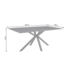 Invicta Interior Eettafel GALAXIE 180cm met sterrenframe keramiek grijs