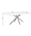 Invicta Interior Eettafel GALAXIE 180cm met sterrenframe keramiek wit