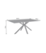 Invicta Interior Eettafel GALAXIE 160cm met sterre frame keramiek grijs