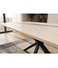 Invicta Interior Eettafel GALAXIE 160cm met sterrenframe keramiek wit