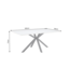 Invicta Interior Eettafel GALAXIE 160cm met sterrenframe keramiek wit