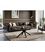 Invicta Interior Koffietafel GALAXIE 100cm met sterrenframe keramiek zwart goud zand