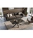 Invicta Interior Koffietafel GALAXIE 100cm met sterrenframe keramiek zwart goud zand