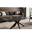 Invicta Interior Koffietafel GALAXIE 100cm met sterrenframe keramiek zwart goud zand