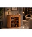 Invicta Interior Bartafel TRES CHIC 120cm mangohout naturel met wit marmeren blad