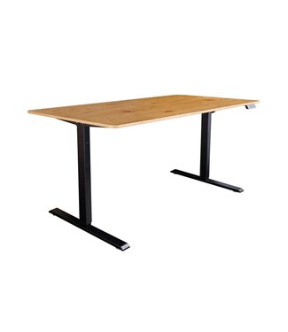 Invicta Interior Kantoorbureau OAK DESK 120cm hoogte verstelbaar naturel