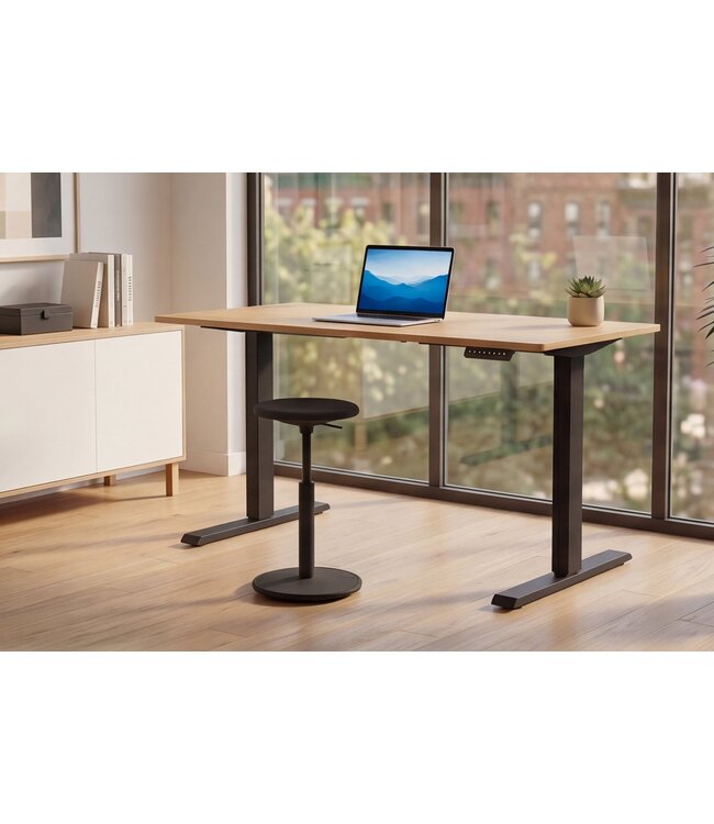 Invicta Interior Kantoorbureau OAK DESK 120cm hoogte verstelbaar naturel