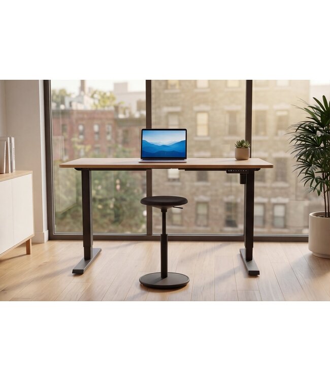Invicta Interior Verstelbaar kantoorbureau OAK DESK 140cm naturel