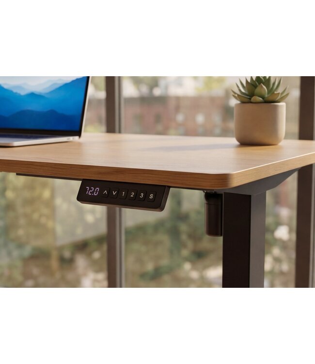Invicta Interior Verstelbaar kantoorbureau OAK DESK 140cm naturel