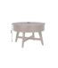 Invicta Interior Salontafel KYOTO 70cm rond met opbergruimte mango hout walnoot fineer
