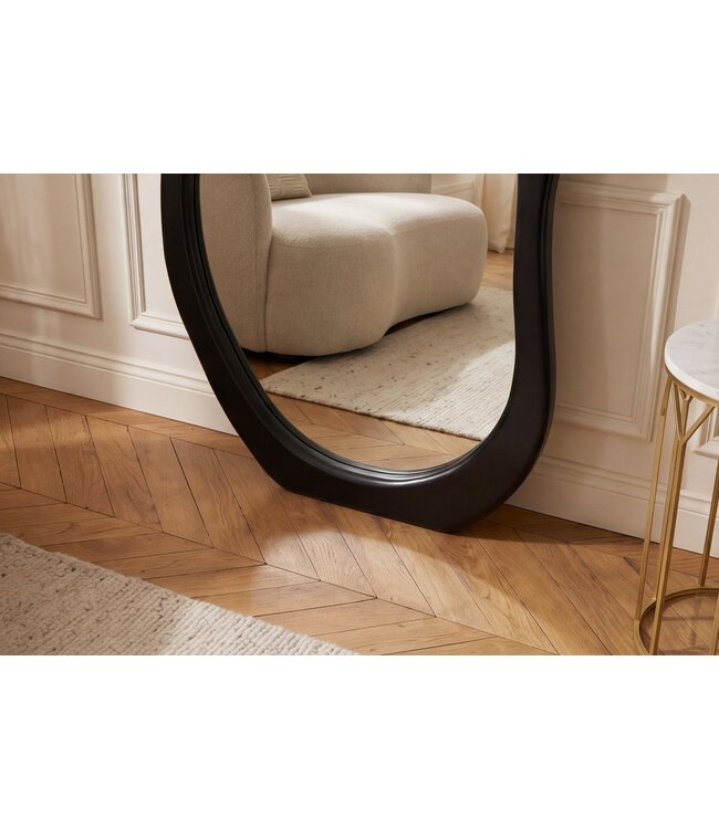 Invicta Interior Staande spiegel ORGANIC 180cm MDF zwart