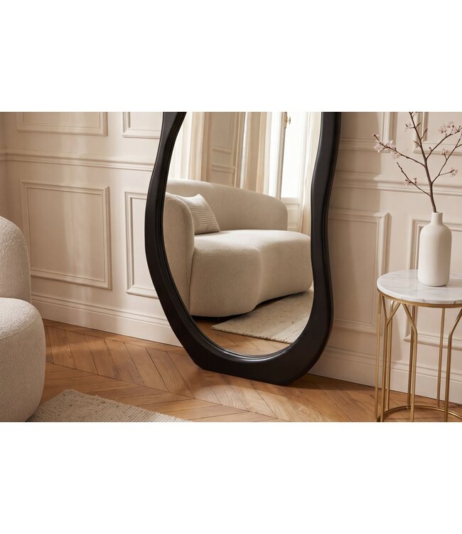 Invicta Interior Staande spiegel ORGANIC 180cm MDF zwart