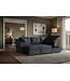 Invicta Interior Slaapbank APARTMENT 245cm 3-zits met ottoman en opbergruimte textielstof grijs