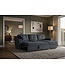 Invicta Interior Slaapbank APARTMENT 245cm 3-zits met ottoman en opbergruimte textielstof grijs