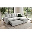 Invicta Interior Slaapbank APARTMENT 245cm 3-zits met ottoman en opbergruimte textielstof beige