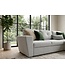 Invicta Interior Slaapbank APARTMENT 245cm 3-zits met ottoman en opbergruimte textielstof beige
