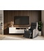 Invicta Interior Elektrisch verstelbare fauteuil HOLLYWOOD in grijze structuurstof