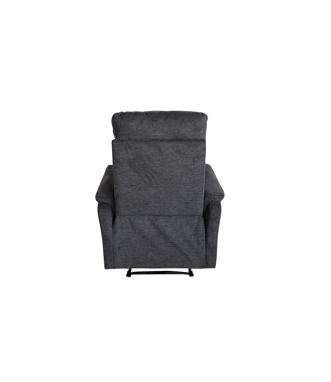Invicta Interior Elektrisch verstelbare fauteuil HOLLYWOOD in grijze structuurstof