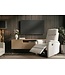 Invicta Interior Cinema fauteuil HOLLYWOOD elektrisch verstelbaar gestructureerde stof beige