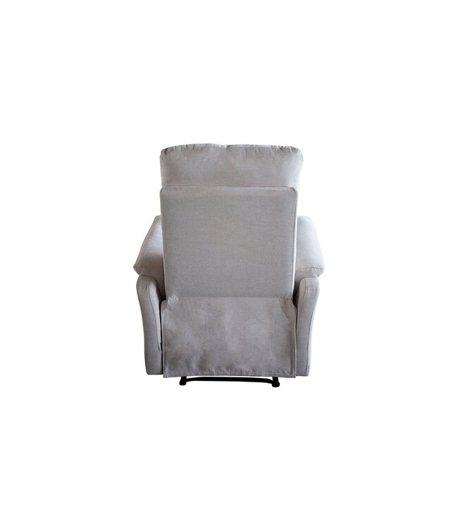 Invicta Interior Cinema fauteuil HOLLYWOOD elektrisch verstelbaar gestructureerde stof beige