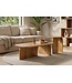 Invicta Interior Salontafelset GATSBY 100cm/45cm set van 2 mangohout bruin