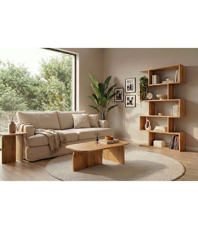 Invicta Interior Salontafelset GATSBY 100cm/45cm set van 2 mangohout bruin