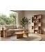 Invicta Interior Salontafelset GATSBY 100cm/45cm set van 2 mangohout bruin