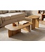 Invicta Interior Salontafelset GATSBY 100cm/45cm set van 2 mangohout bruin