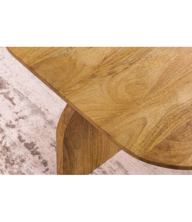 Invicta Interior Salontafelset GATSBY 100cm/45cm set van 2 mangohout bruin