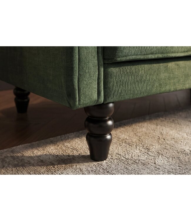 Invicta Interior Slaapbank MAISON BELLE AFFAIRE 220cm vogue velour fluweel mosgroen