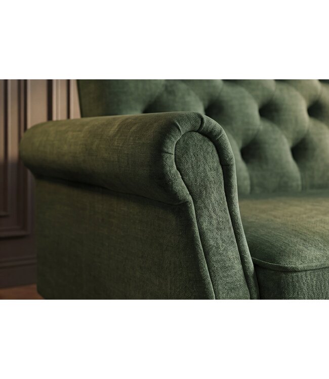 Invicta Interior Slaapbank MAISON BELLE AFFAIRE 220cm vogue velour fluweel mosgroen