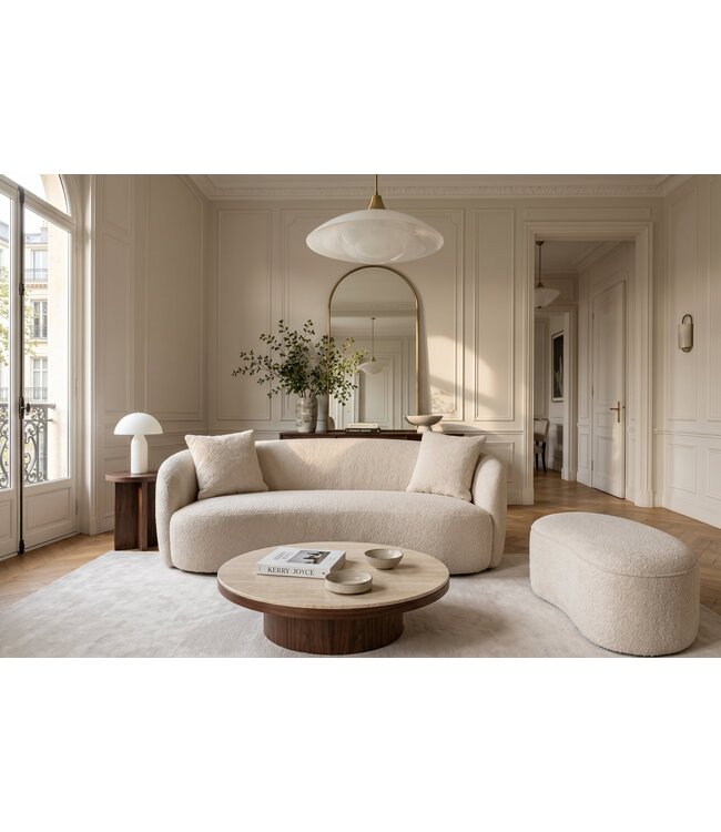 Invicta Interior Sofa ELEMENTAL 180cm 2-zits bouclé champagne beige