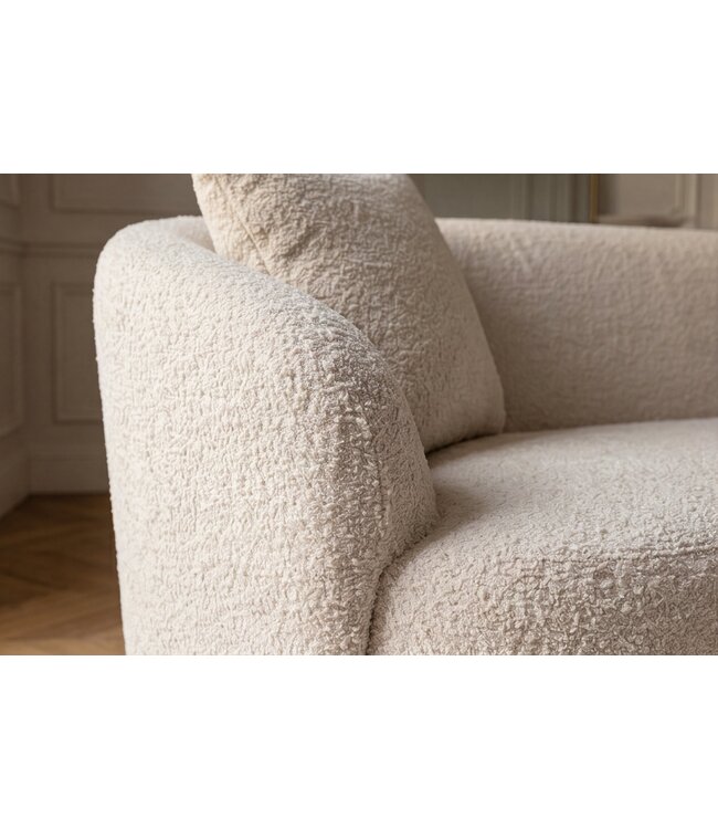 Invicta Interior Sofa ELEMENTAL 180cm 2-zits bouclé champagne beige